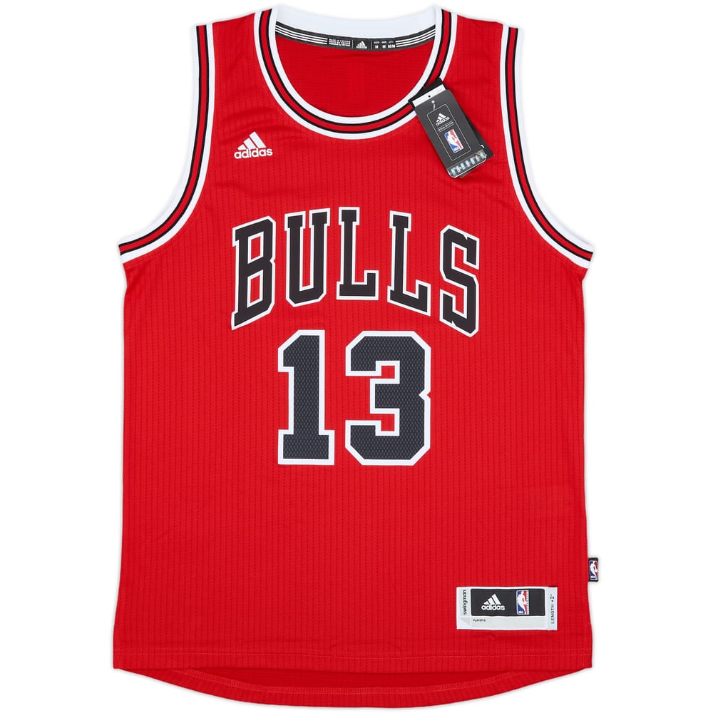 2014-16 Chicago Bulls Noah #13 adidas Swingman Away Jersey (M)