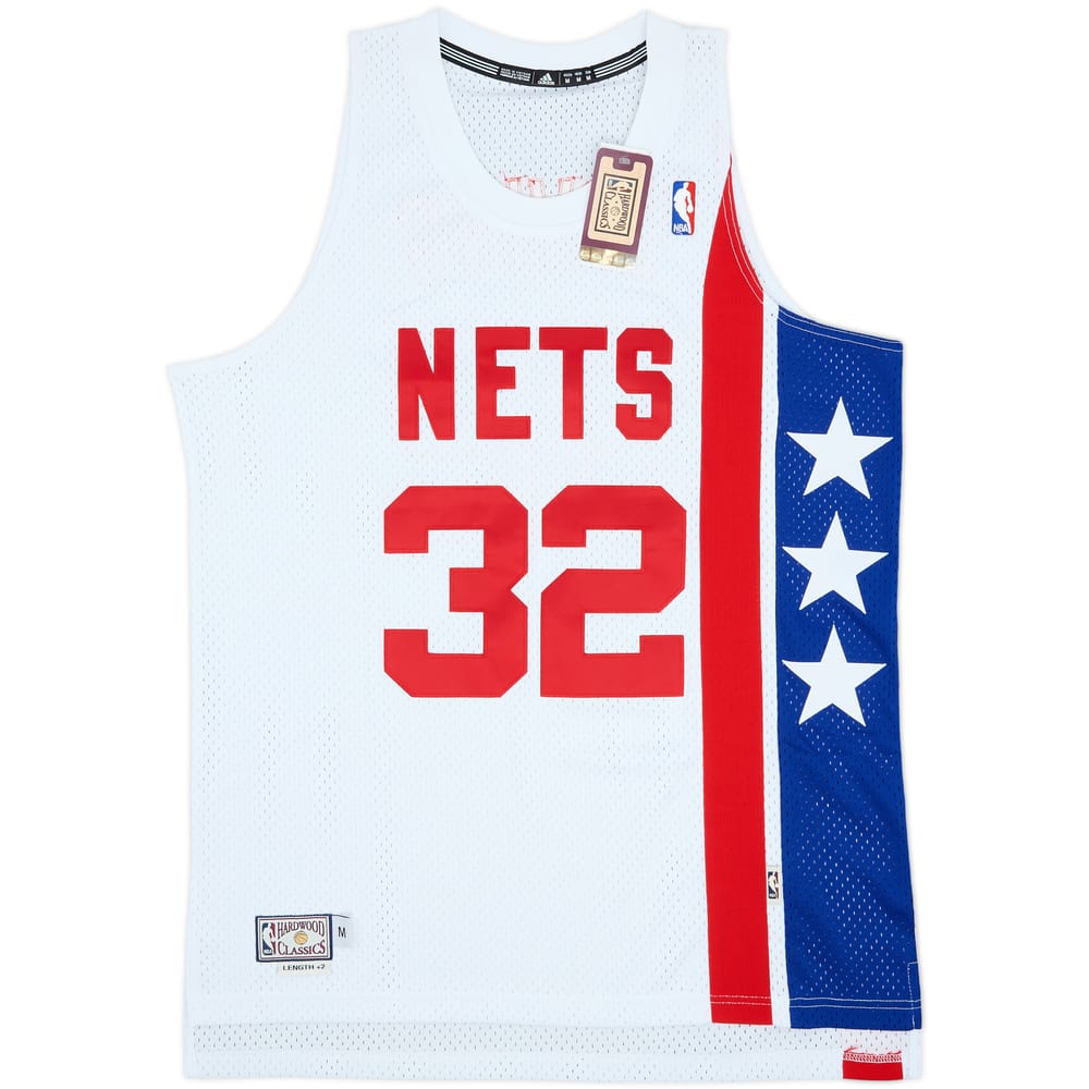 1974-75 New York Nets Erving #32 adidas Hardwood Classics Swingman Home Jersey (M)