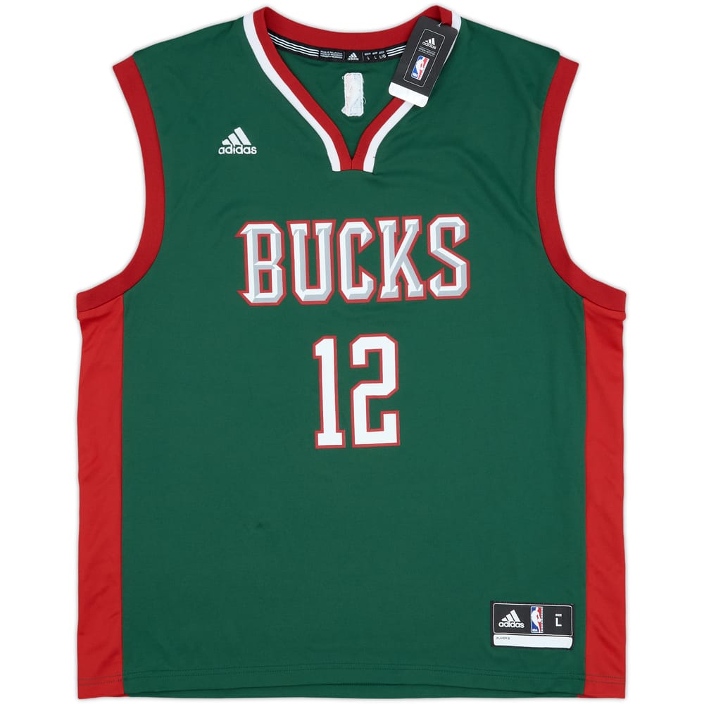 2014-15 Milwaukee Bucks Parker #12 adidas Away Jersey (L)