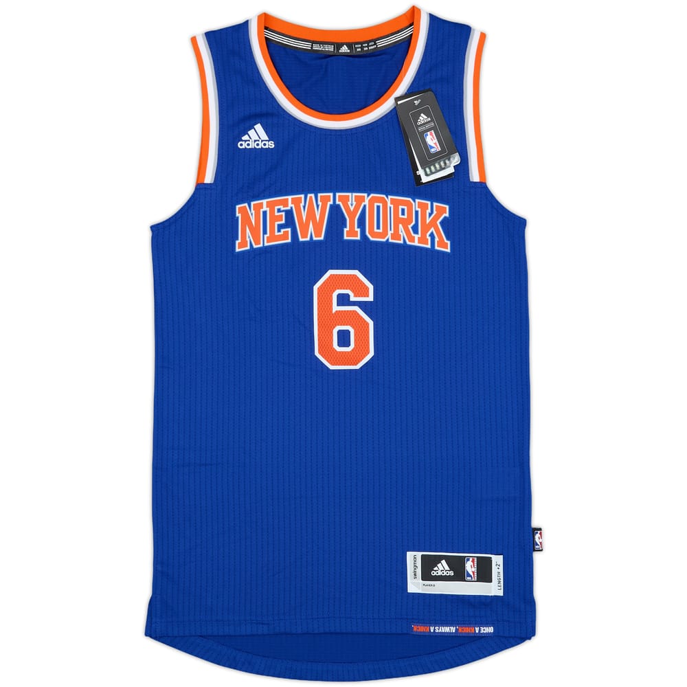 2015-16 New York Knicks Porzingis #6 adidas Swingman Away Jersey (XXS)