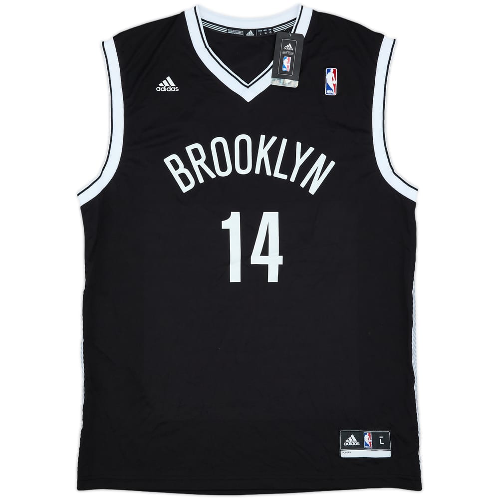 2013-14 Brooklyn Nets Livingston #14 adidas Away Jersey (L)