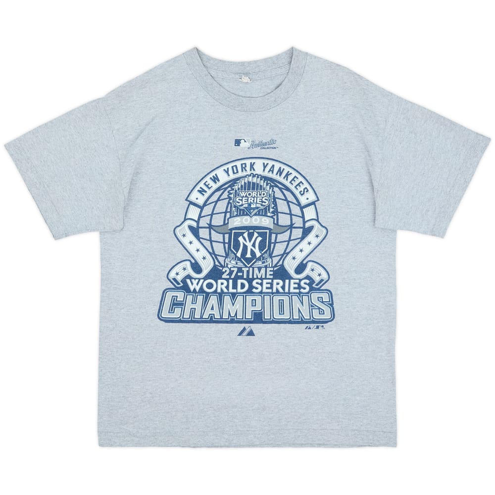 2009 New York Yankees World Series Champions Majestic Tee - 7/10 - (XL.Boys)