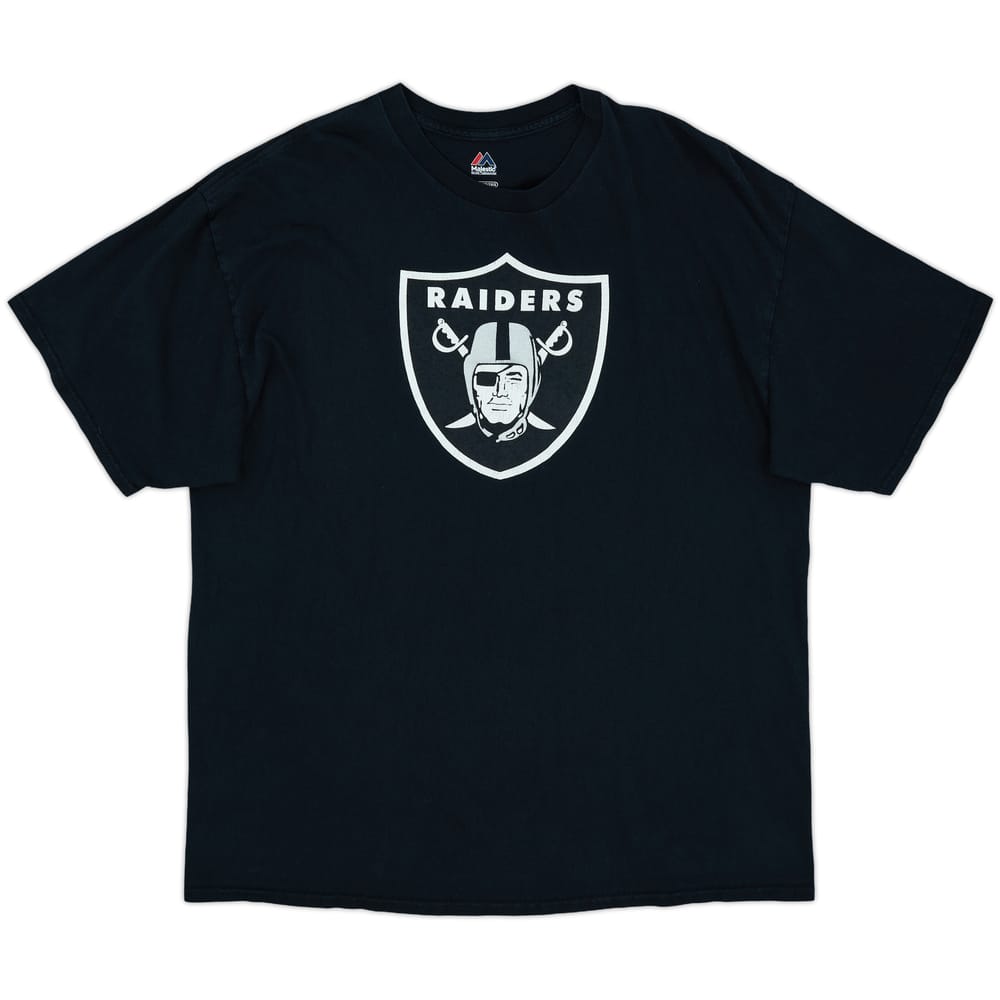 2010s Oakland Raiders Majestic Tee - 6/10 - (XXL)