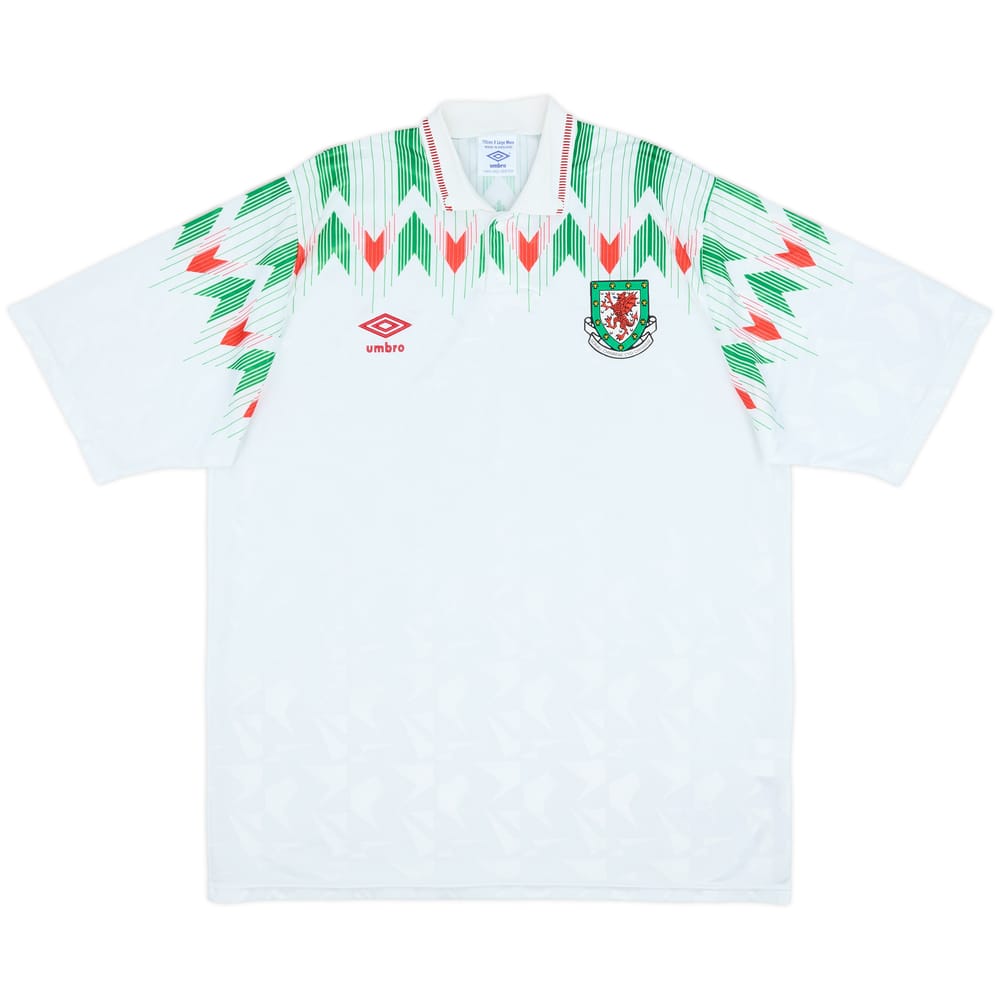 1990-92 Wales Away Shirt - 9/10 - (XL)