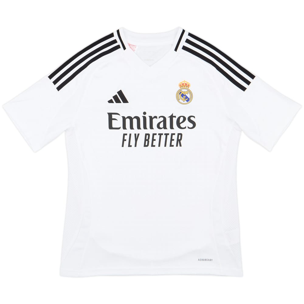 2024-25 Real Madrid Home Shirt - 10/10 - (L.Boys)