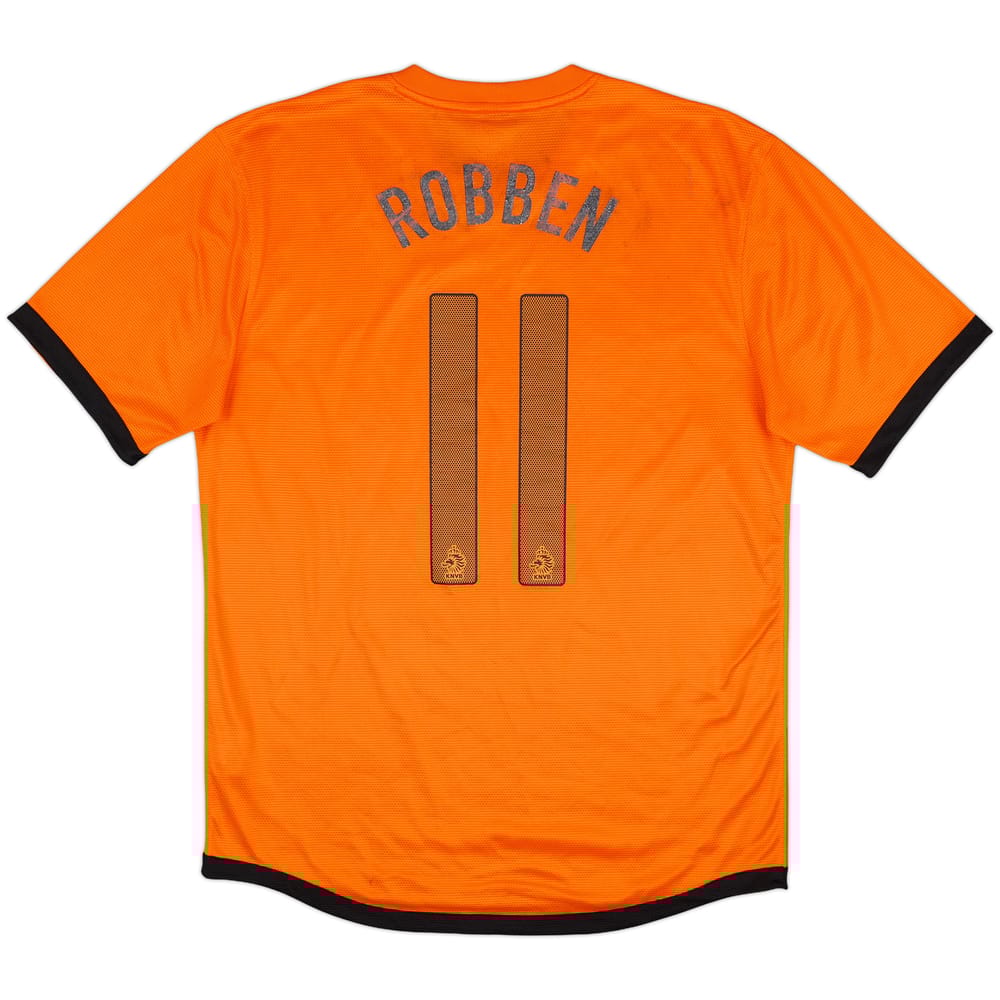 2012-13 Netherlands Home Shirt Robben #11 - 5/10 - (M)
