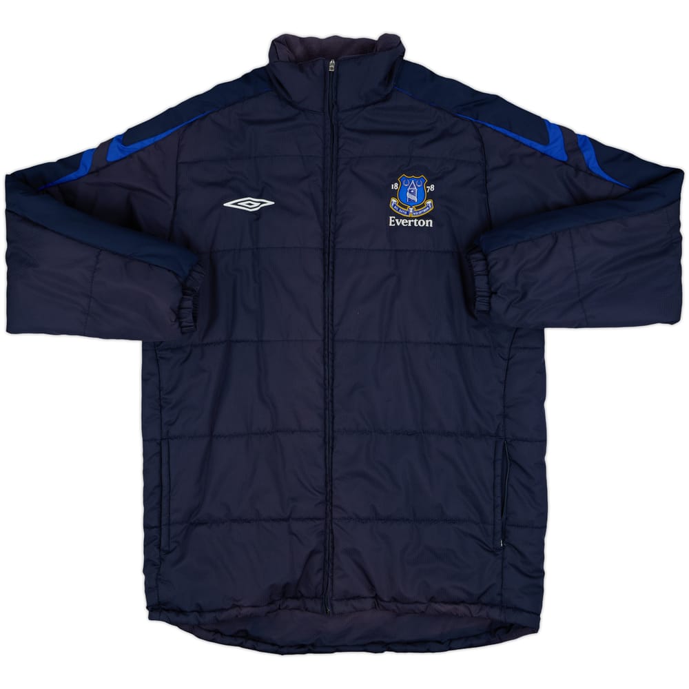 2006-08 Everton Umbro Padded Bench Coat - 8/10 - (L)
