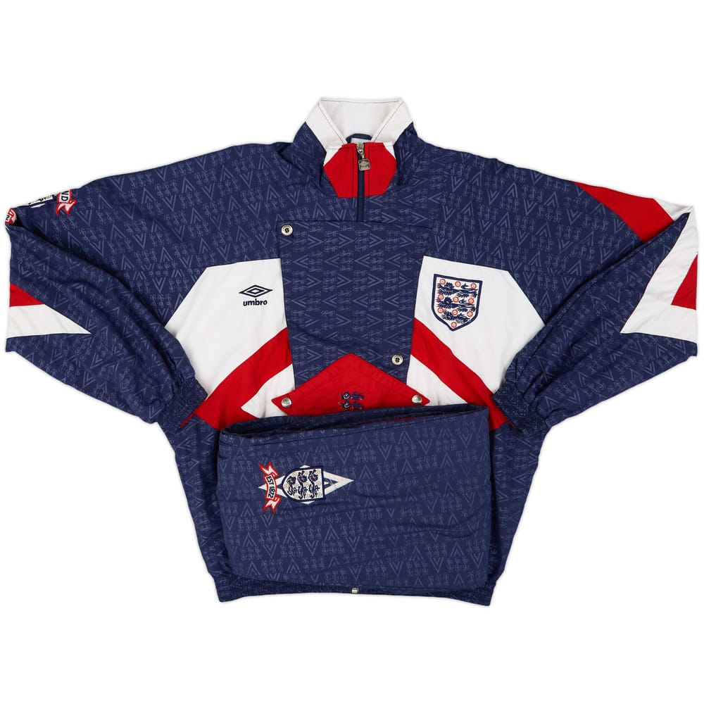 1990-92 England Umbro Tracksuit - 9/10 - (XL)