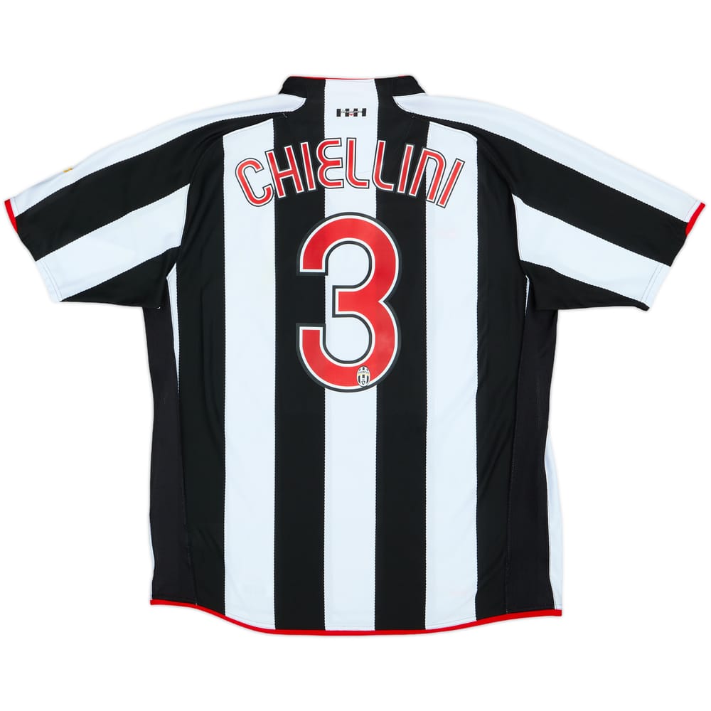 2007-08 Juventus Home Shirt Chiellini #3 - 8/10 - (XL)