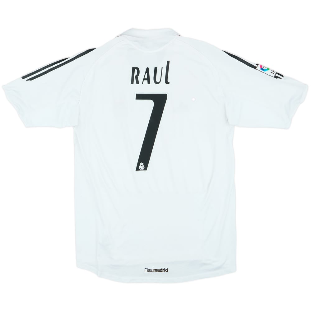 2005-06 Real Madrid Home Shirt Raul #7 - 6/10 - (L)