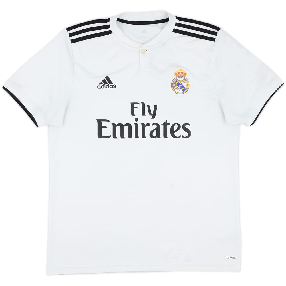 2018-19 Real Madrid Home Shirt - 4/10 - (L)