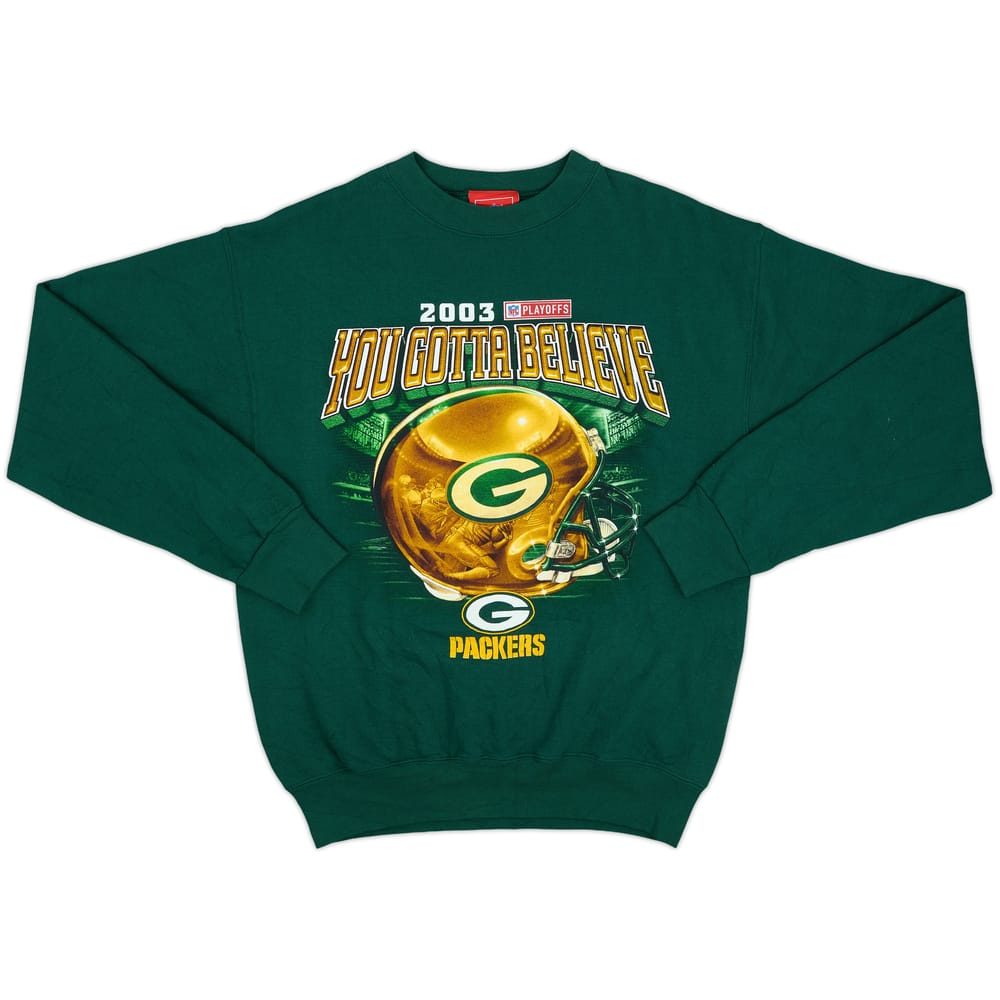 2003 Green Bay Packers NFL Graphic Sweat Top - 9/10 - (XL)