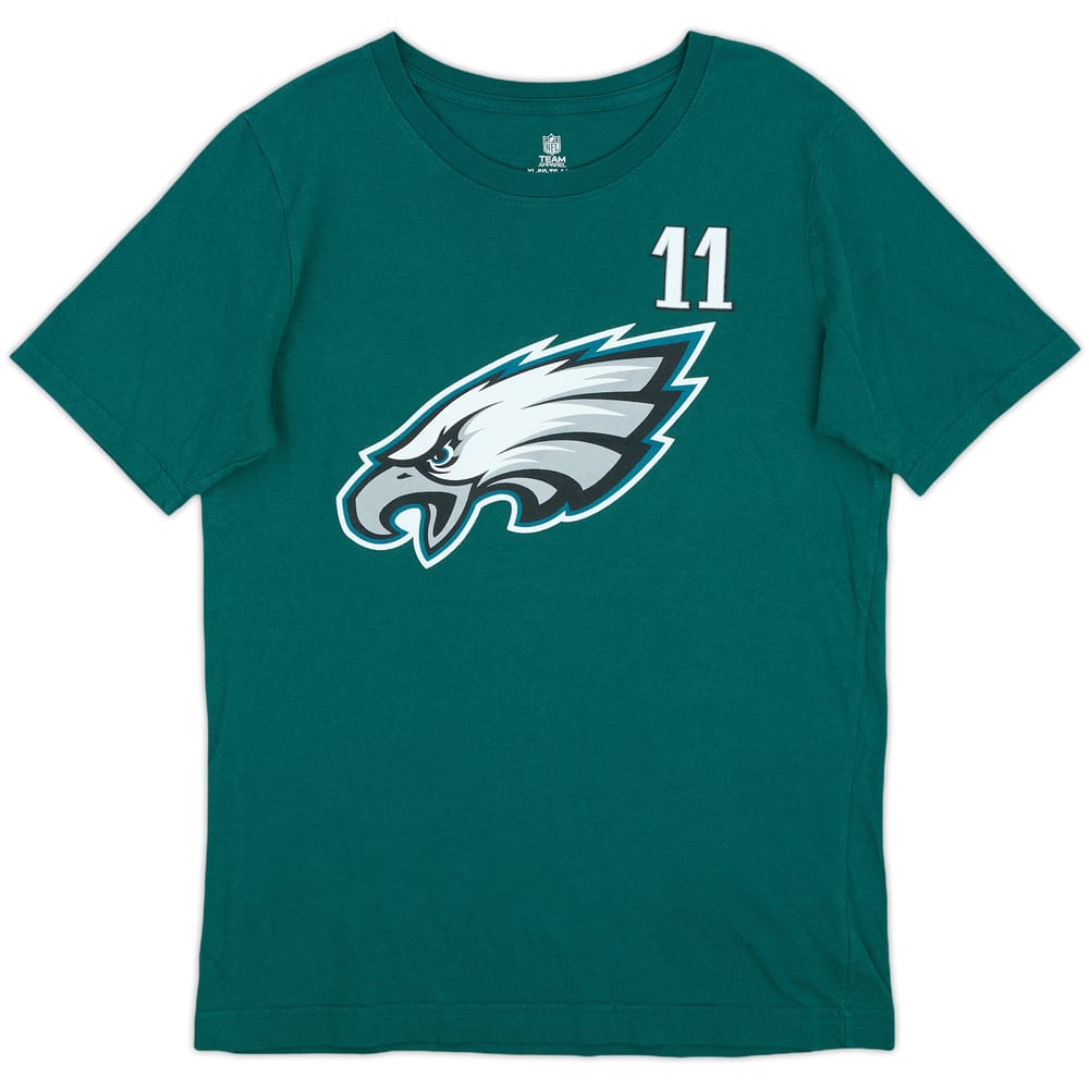 2018 Philadelphia Eagles Wentz #11 NFL Tee - 9/10 - (XL.Boys)