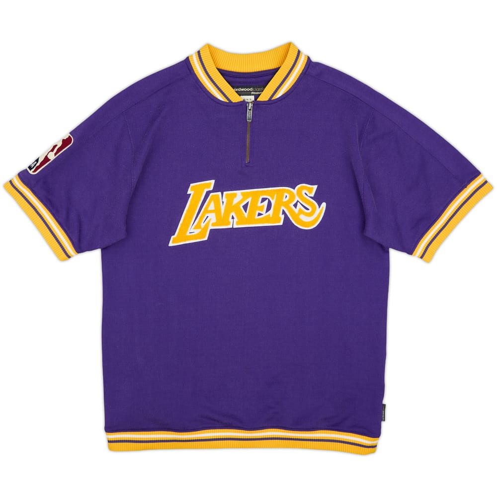 2004-05 LA Lakers Reebok Hardwood Classics Warm Up Top - 8/10 - (M)