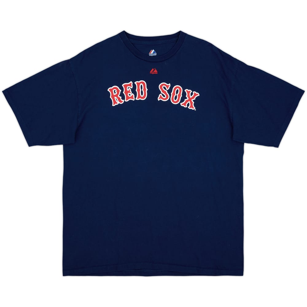 2011 Boston Red Sox Beckett #19 Majestic Tee - 9/10 - (XL)