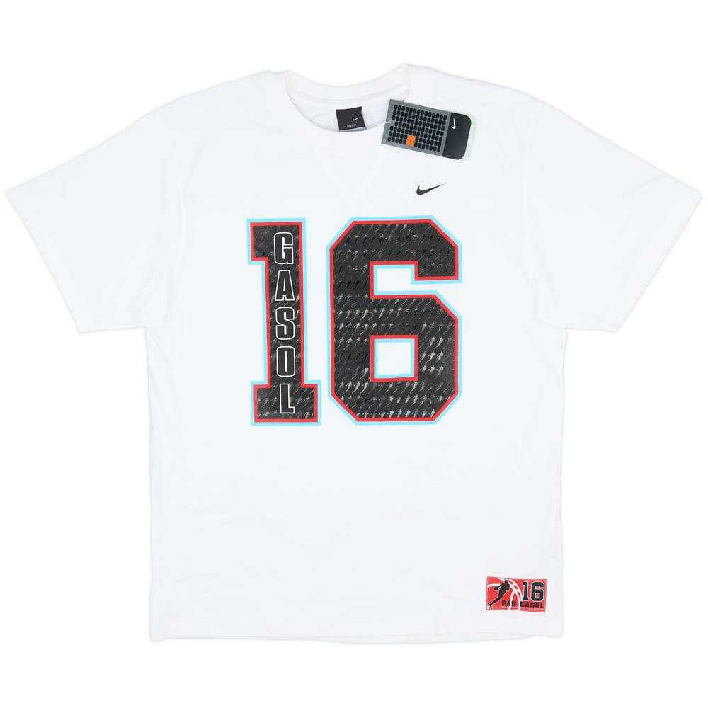 2004-05 Memphis Grizzlies Gasol #16 Nike Tee (M)