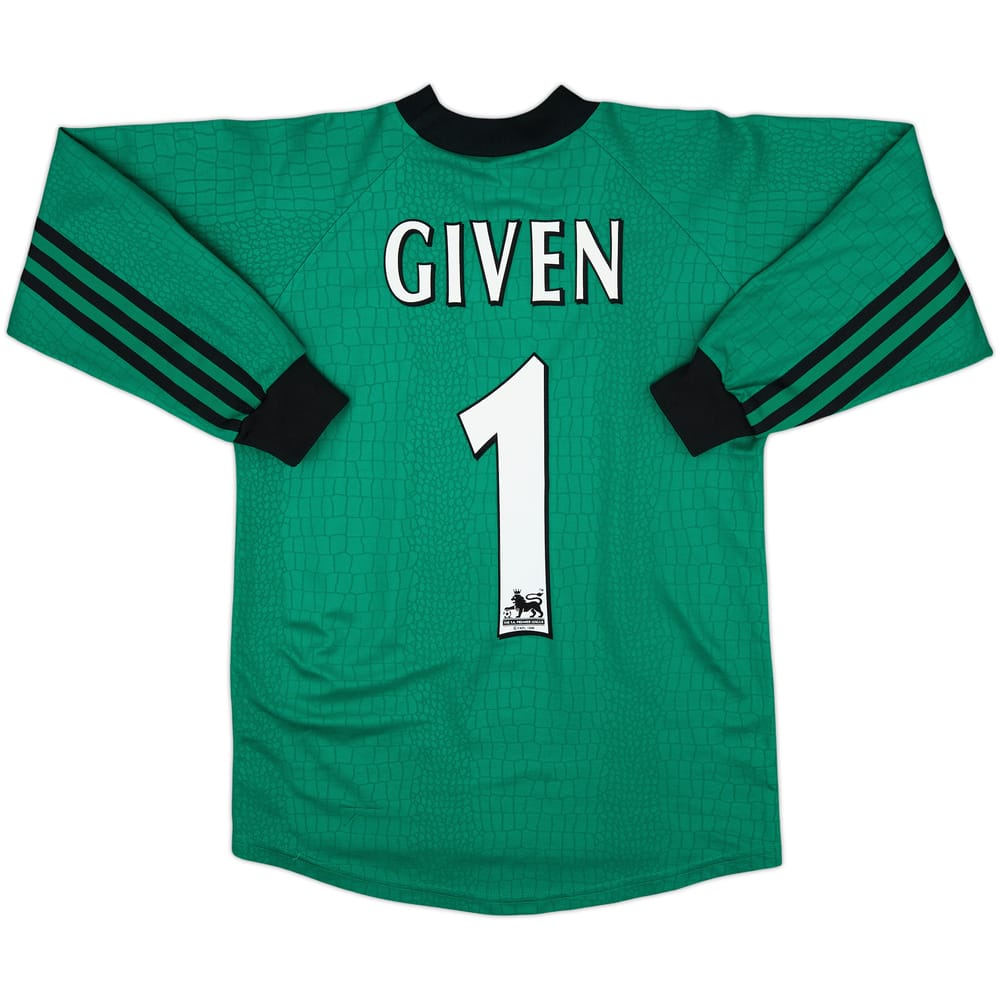 1997-98 Newcastle GK Shirt Given #1 - 9/10 - (L.Boys)