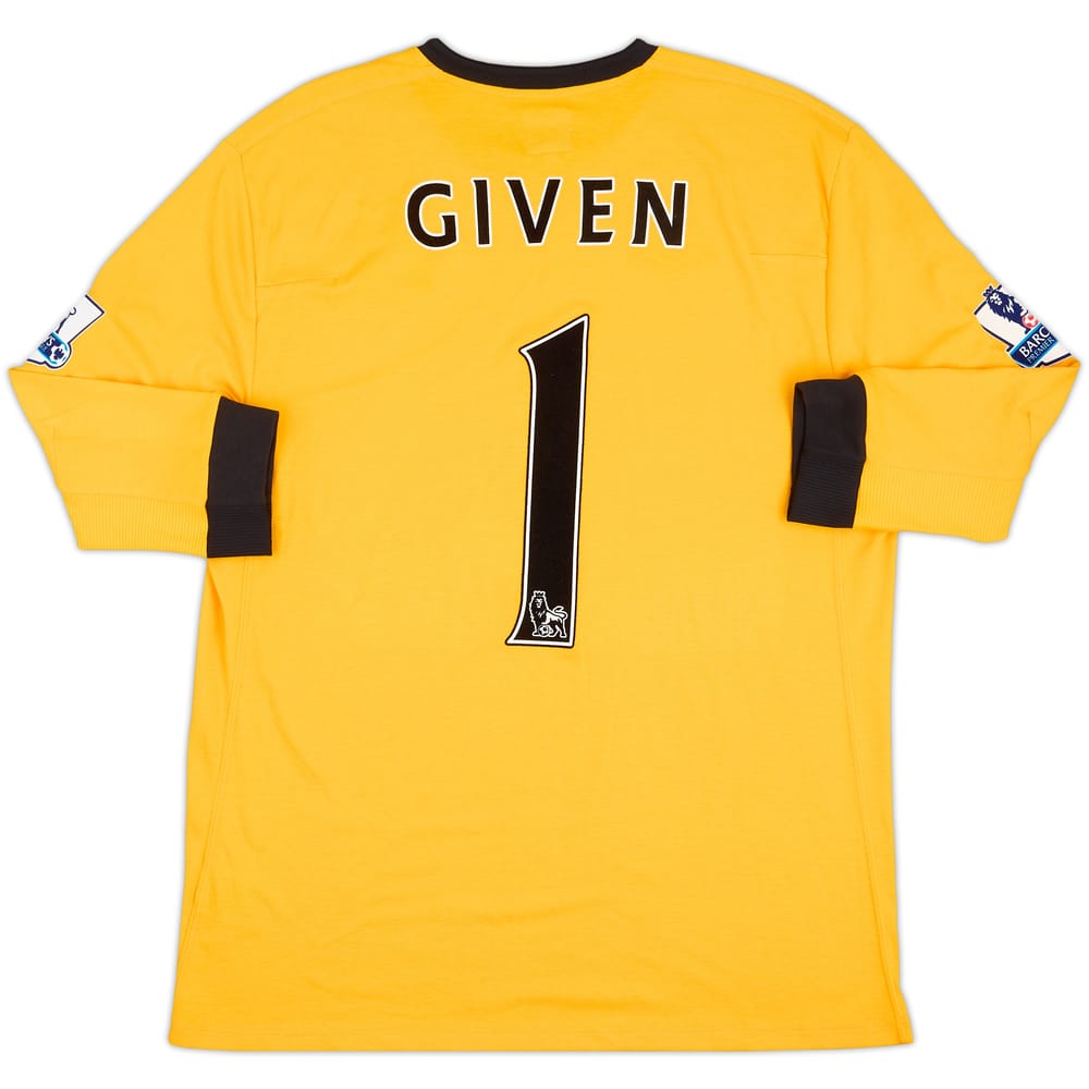 2009-10 Manchester City Match Issue GK Shirt Given #1