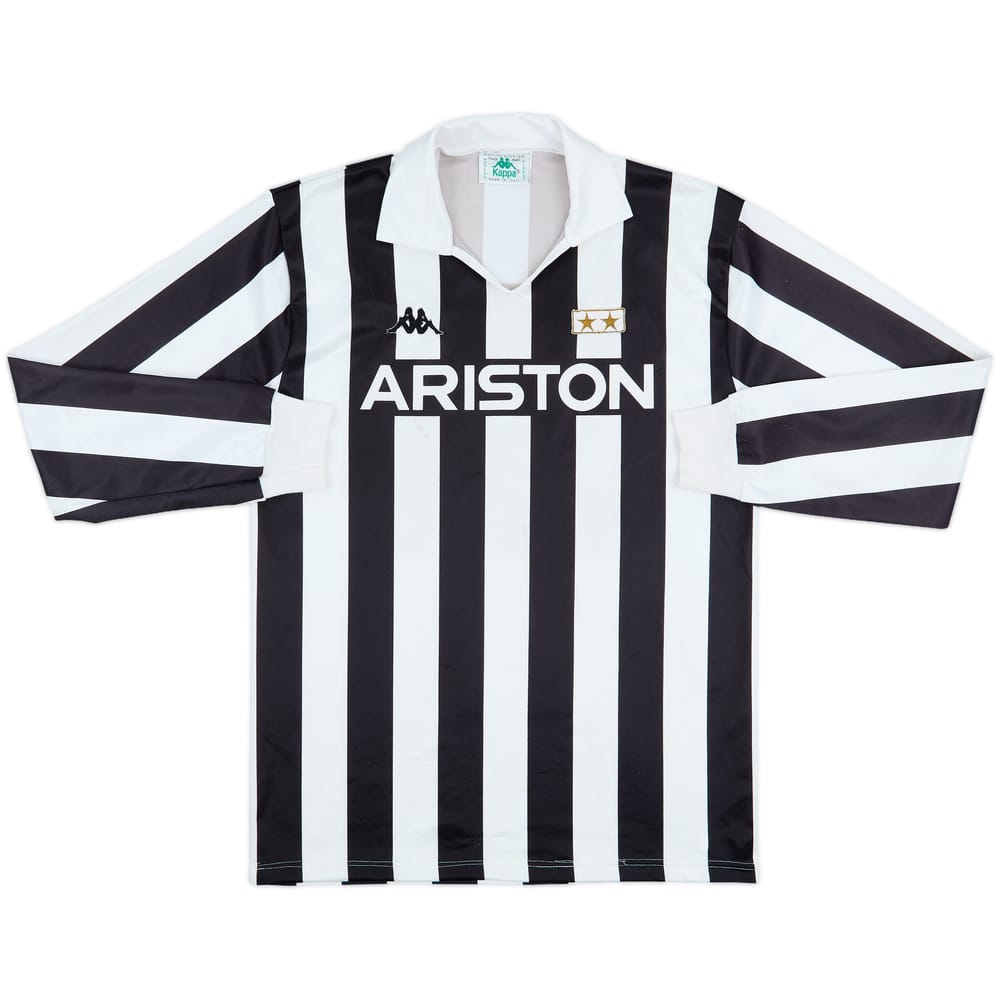 1988-89 Juventus Home L/S Shirt - 6/10 - (XL)