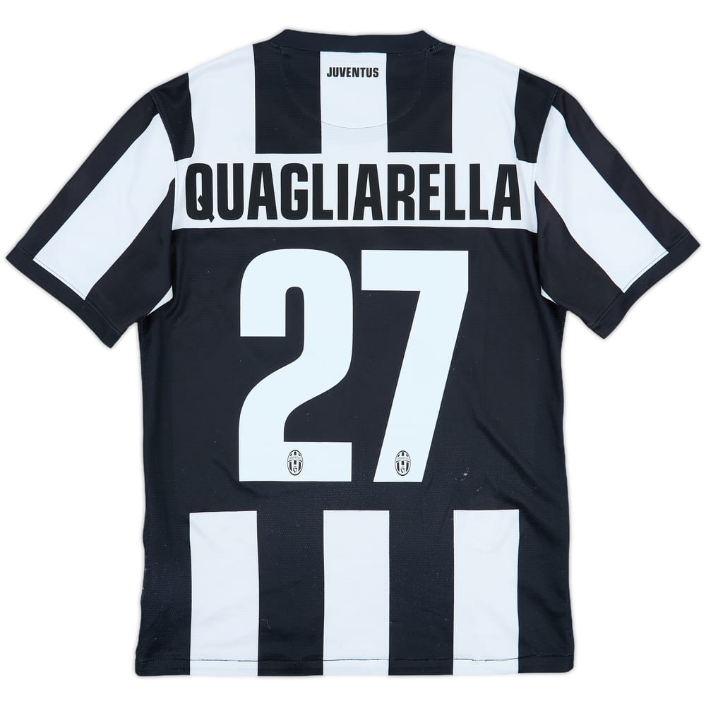 2012-13 Juventus Home Shirt Quagliarella #27 - 6/10 - (XL)