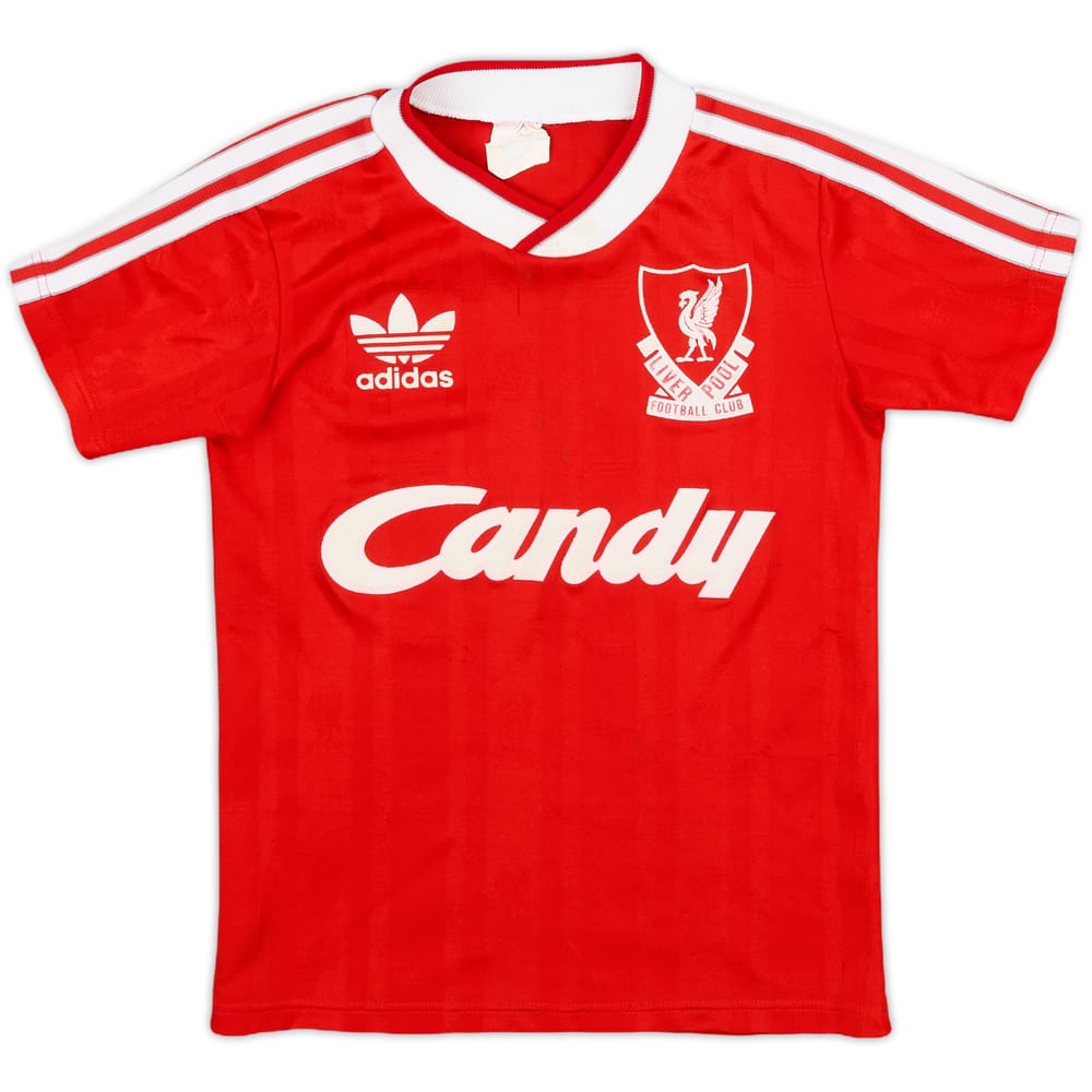 1988-89 Liverpool Home Shirt - 8/10 - (S.Boys)