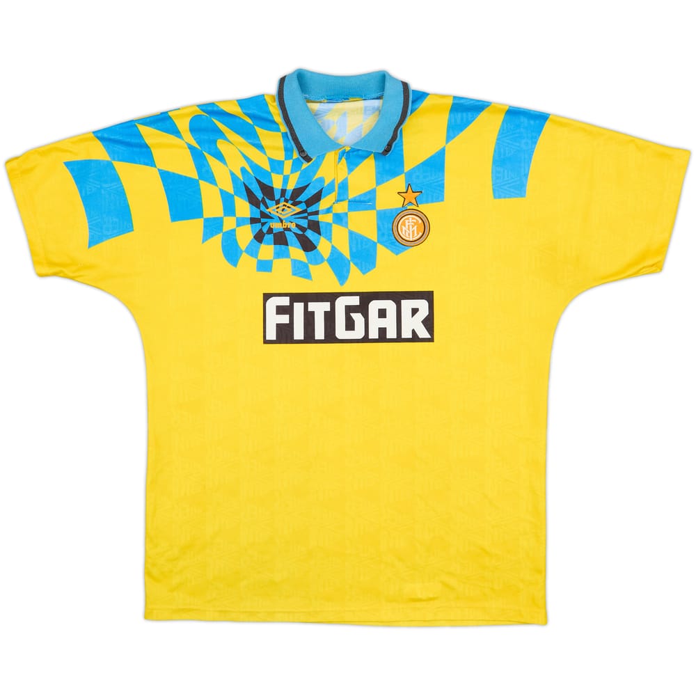 1991-92 Inter Milan Third Shirt - 8/10 - (XL)