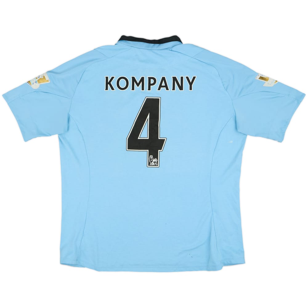 2012-13 Manchester City Home Shirt Kompany #4 - 5/10 - (XL)