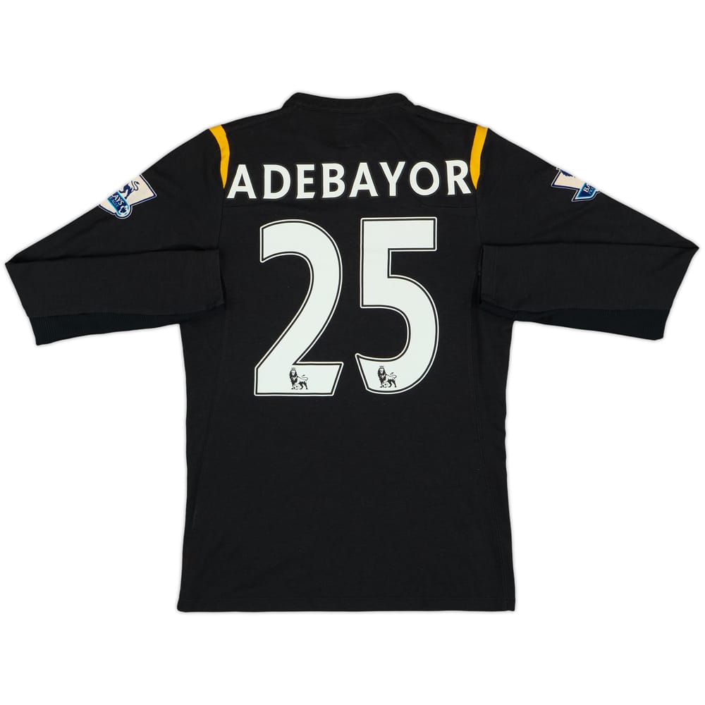 2009-10 Manchester City Away L/S Shirt Adebayor #25 - 6/10 - (L.Boys)