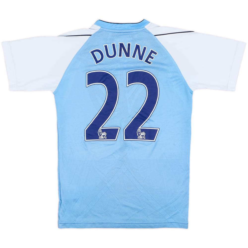 2006-07 Manchester City Home Shirt Dunne #22 - 6/10 - (XS)