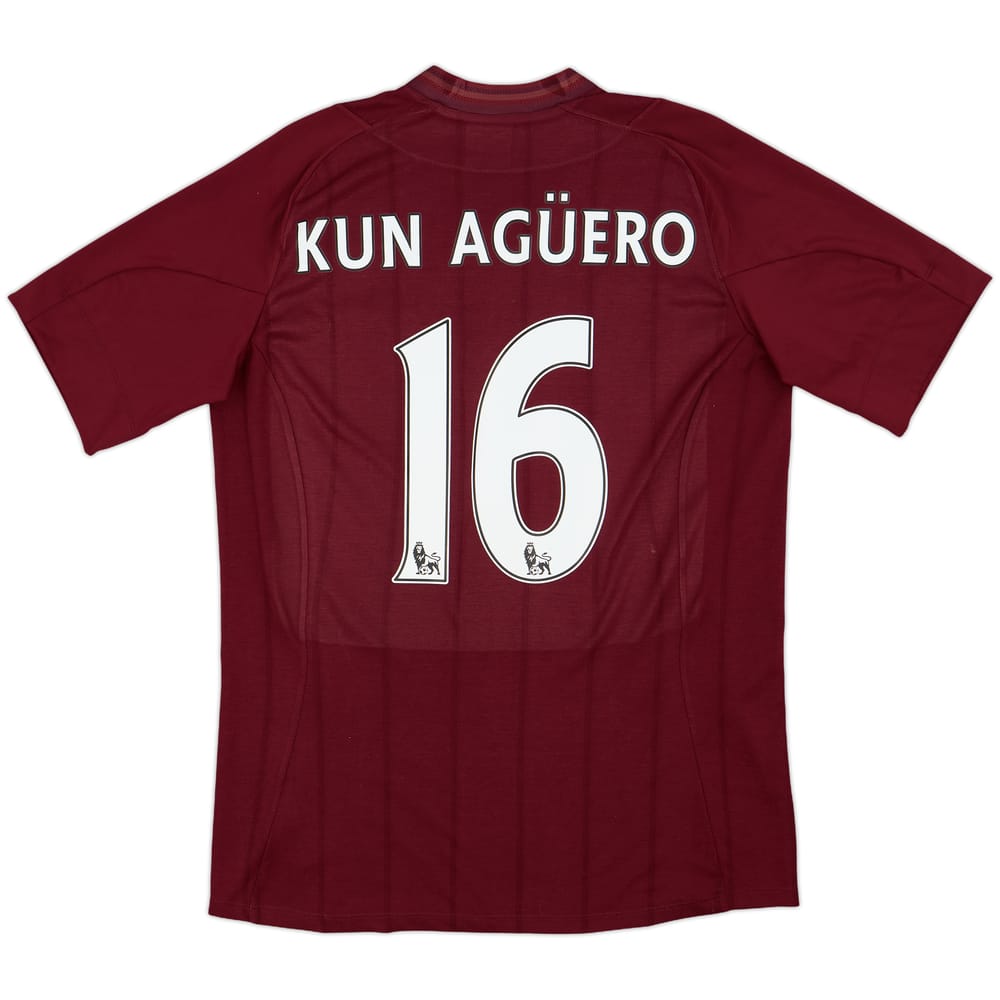 2012-13 Manchester City Away Shirt Kun Aguero #16 - 9/10 - (M)