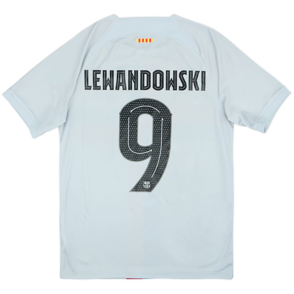 2022-23 Barcelona Third Shirt Lewandowski #9 - 5/10 - (M)