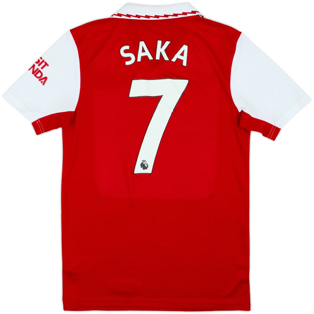 2022-23 Arsenal Home Shirt Saka #7 - 5/10 - (S)
