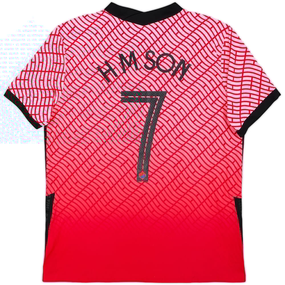 2020-21 South Korea Authentic Home Shirt H M Son #7 - 5/10 - (XL)