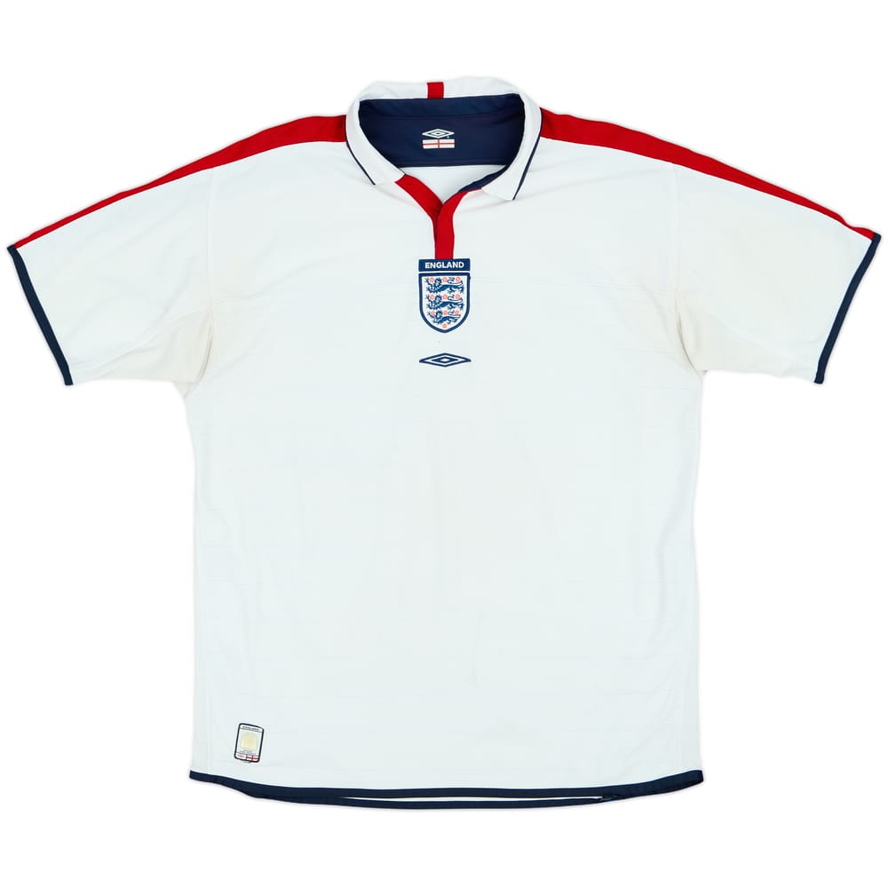 2003-05 England Home Shirt - 3/10 - (XL)