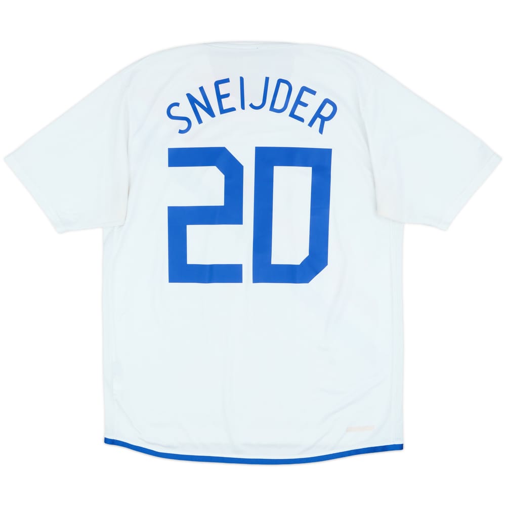 2006-08 Netherlands Away Shirt Sneijder #20 - 6/10 - (L)