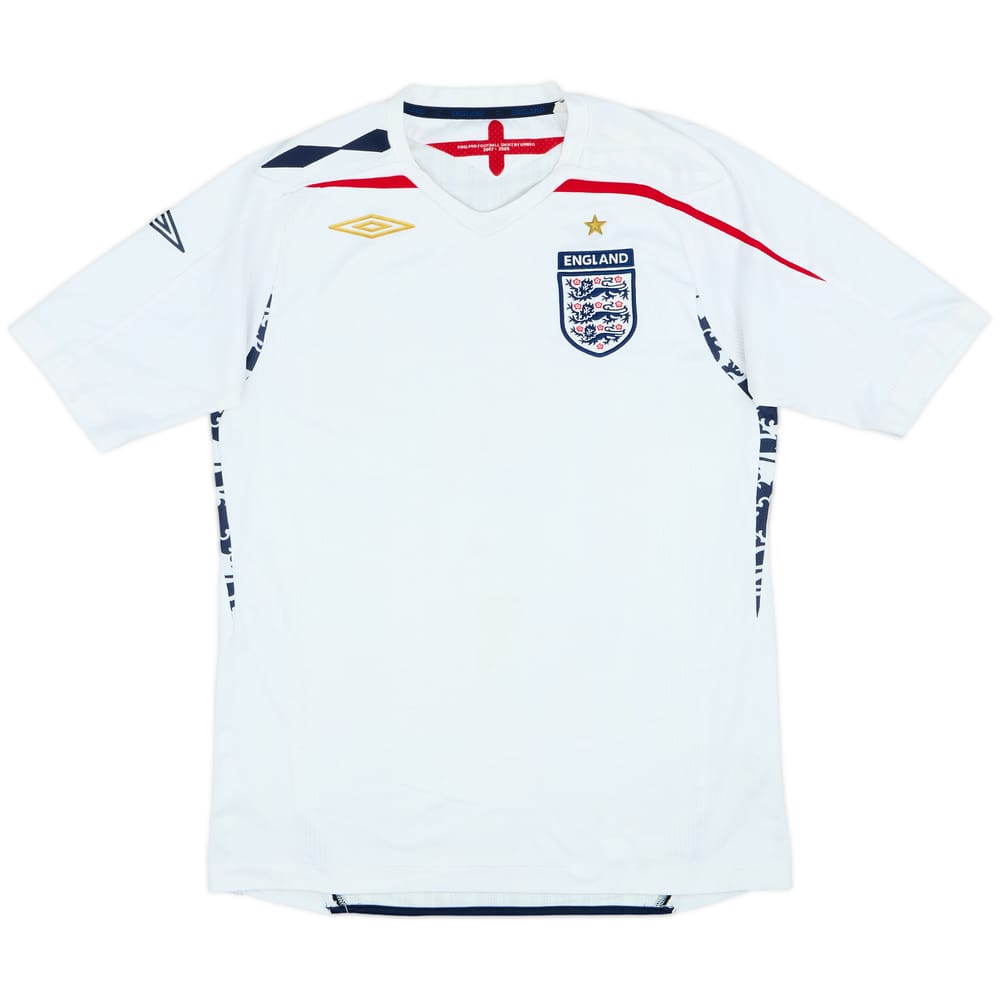 2007-09 England Home Shirt - 5/10 - (M)