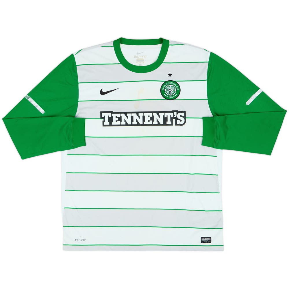 2011-12 Celtic Away L/S Shirt - 5/10 - (XL)