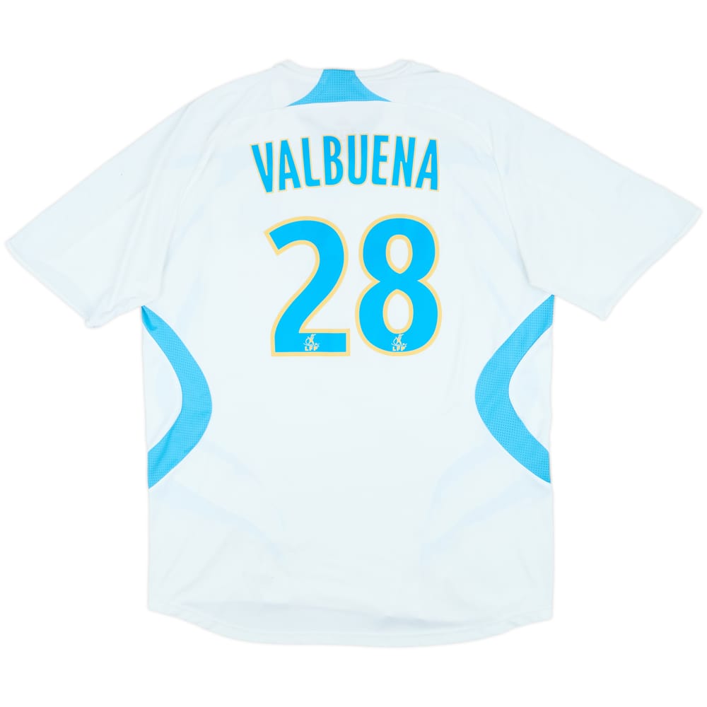 2007-08 Olympique Marseille Home Shirt Valbuena #28 - 5/10 - (XL)