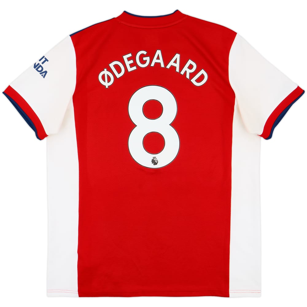 2021-22 Arsenal Home Shirt Odegaard #8 - 4/10 - (XL)