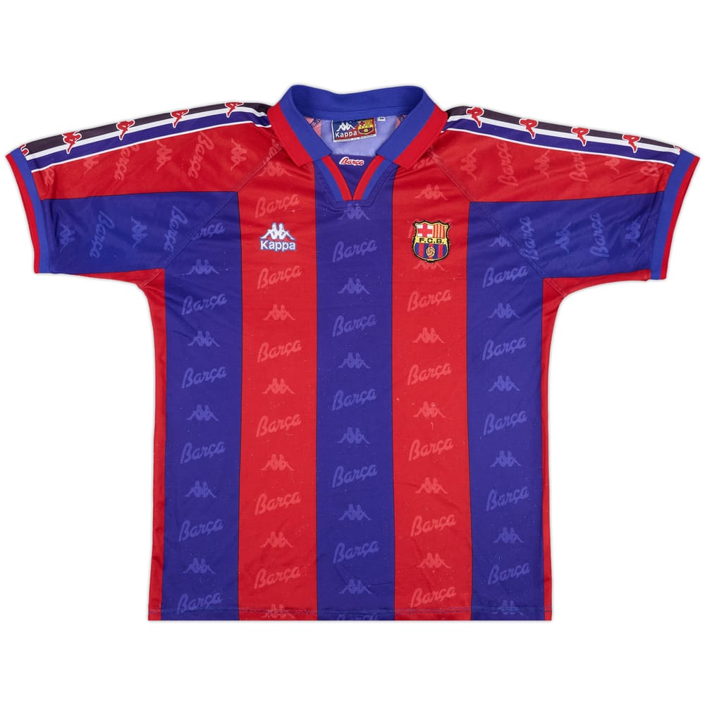 1995-97 Barcelona Home Shirt - 6/10 - (M)