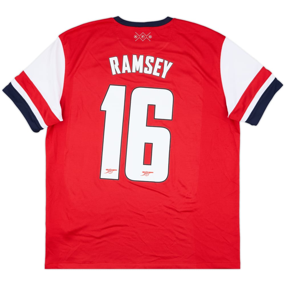 2012-14 Arsenal Home Shirt Ramsey #16 - 8/10 - (XL)