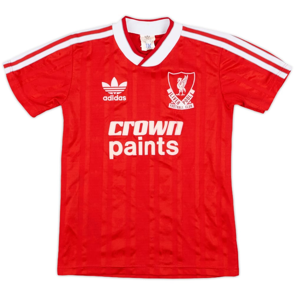 1987-88 Liverpool Home Shirt - 8/10 - (L.Boys)