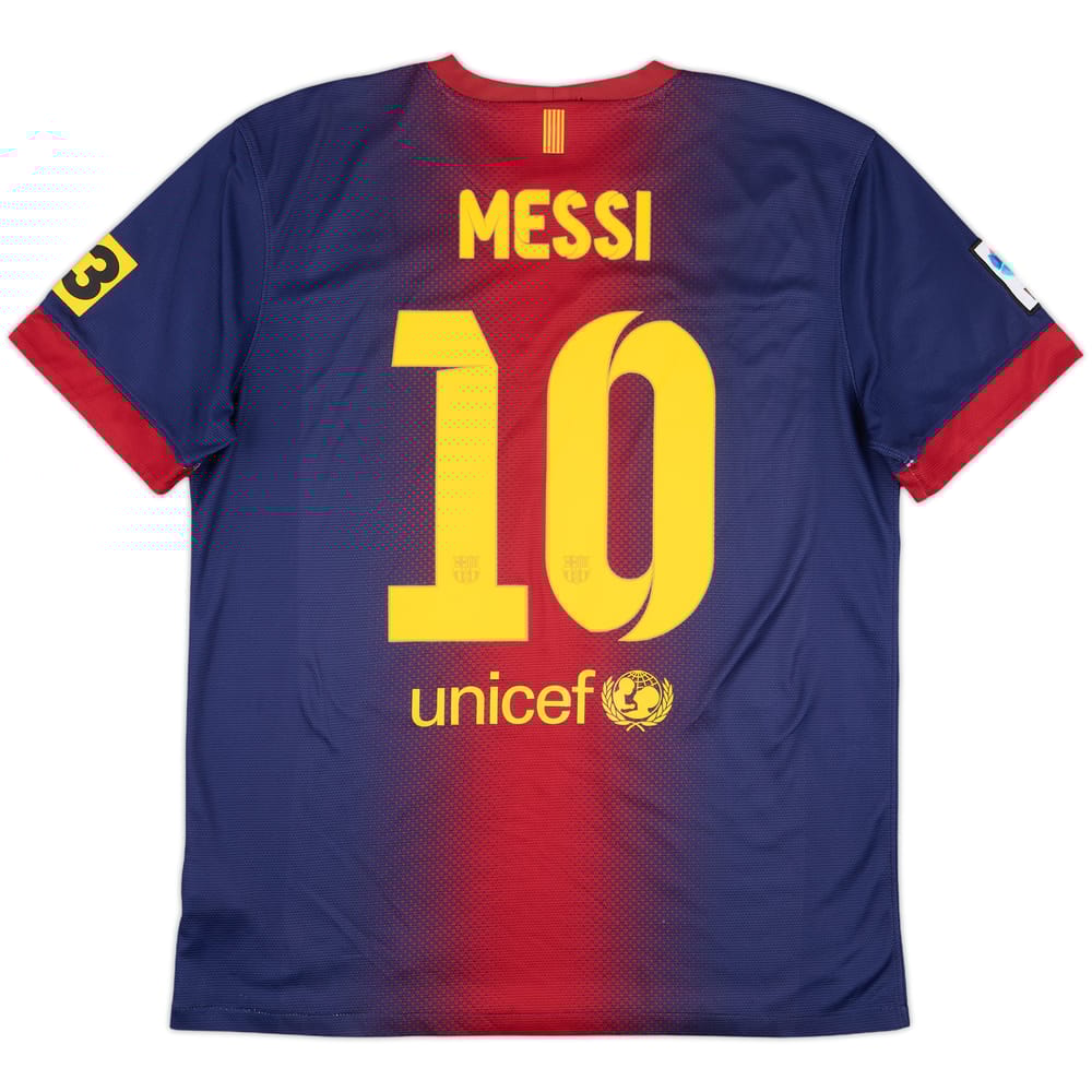 2012-13 Barcelona Home Shirt Messi #10 - 8/10 - (L)