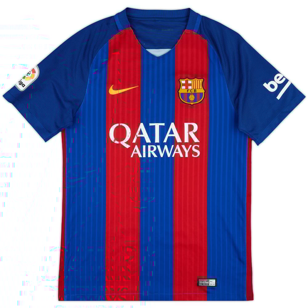 2016-17 Barcelona Home Shirt - 5/10 - (S)