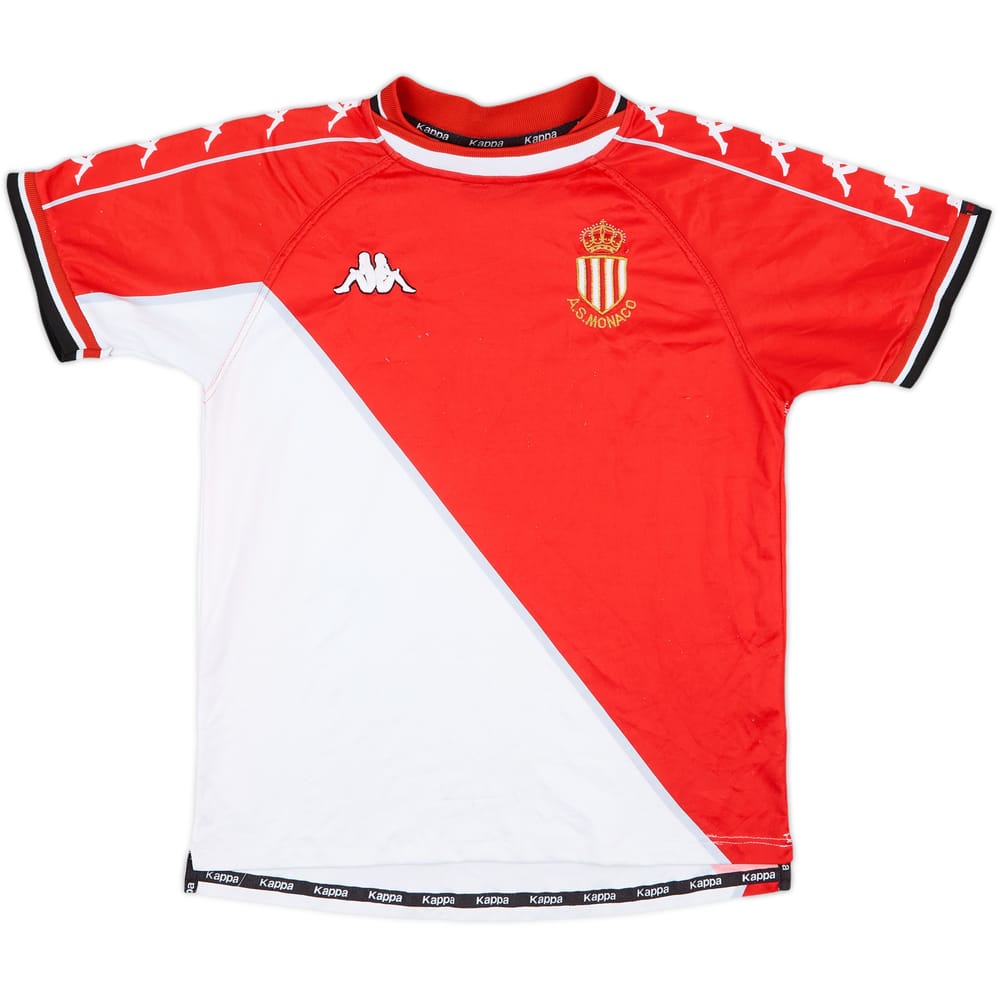 1999-00 Monaco Home Shirt - 7/10 - (XL.Boys)