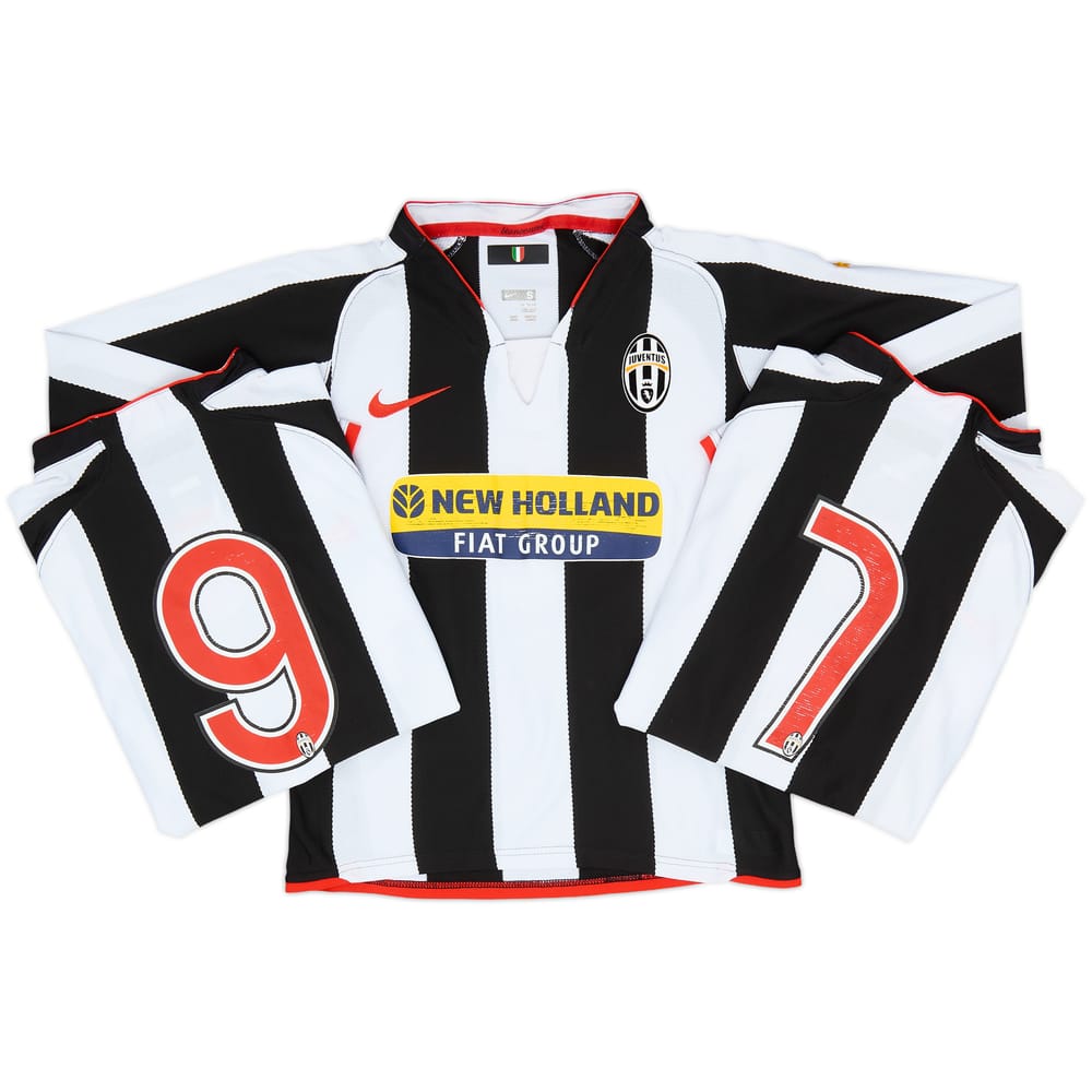 2007-08 Juventus Home L/S Shirt - 6/10 - (S.Boys)