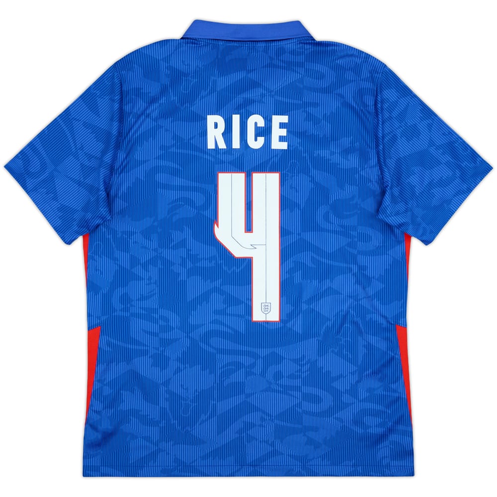 2020-21 England Away Shirt Rice #4 - 10/10 - (L)