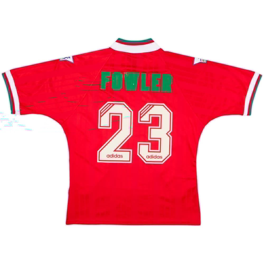 1993-95 Liverpool Home Shirt Fowler #23 - 4/10 - (L)