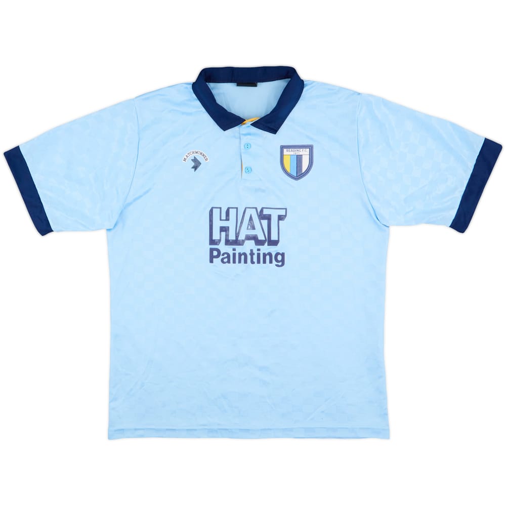 1990-91 Reading Home Shirt - 8/10 - (L)