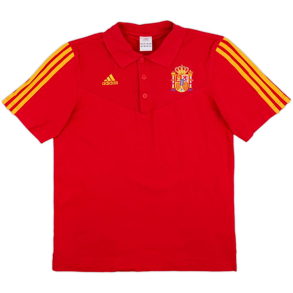 2008-09 Spain adidas Polo Shirt - 9/10 - (S)